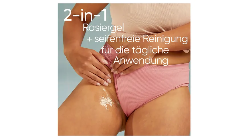 Gillette VENUS Satin Care Intimpflege 2-in1 Reinigungs- und Rasiergel 190 ml