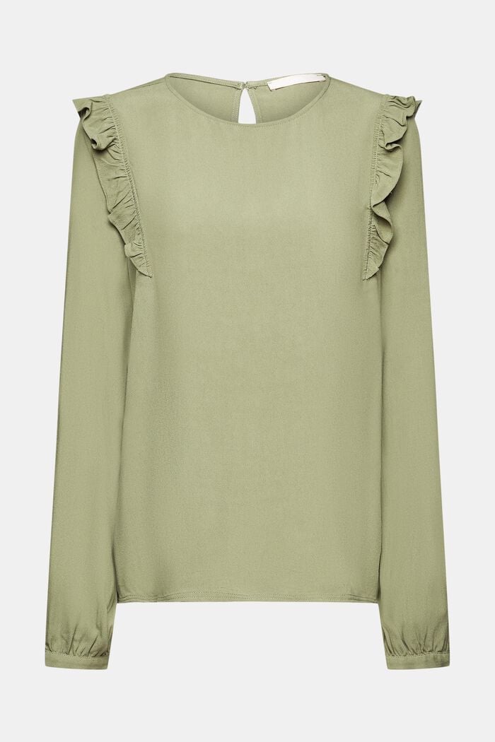 Bluse mit Rüschendetail