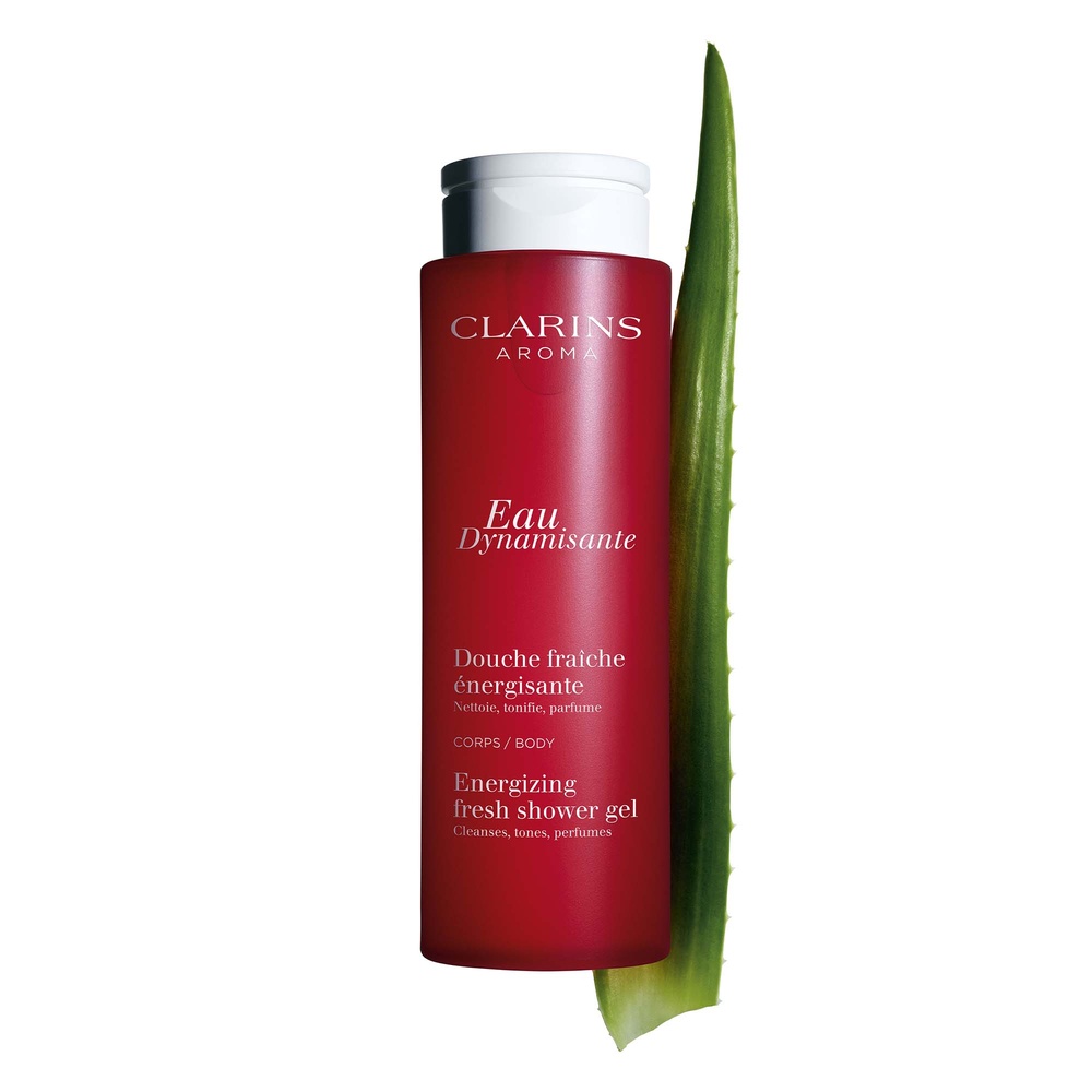 Clarins Eau Dynamisante Douche fraîche énergisante Nettoie, tonifie, parfume Gel douche parfumé