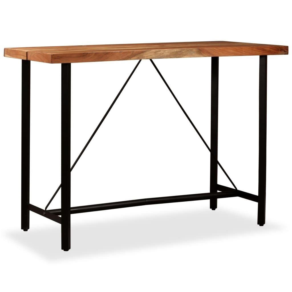 möbelando Stehtisch 295445 (LxBxH: 150x70x107 cm), aus Massivholz in Akazie