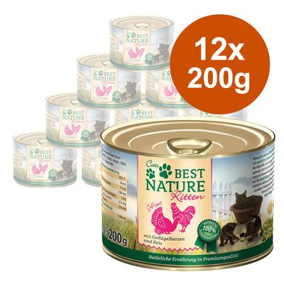 Sparpaket Best Nature Kitten 12 x 200 g