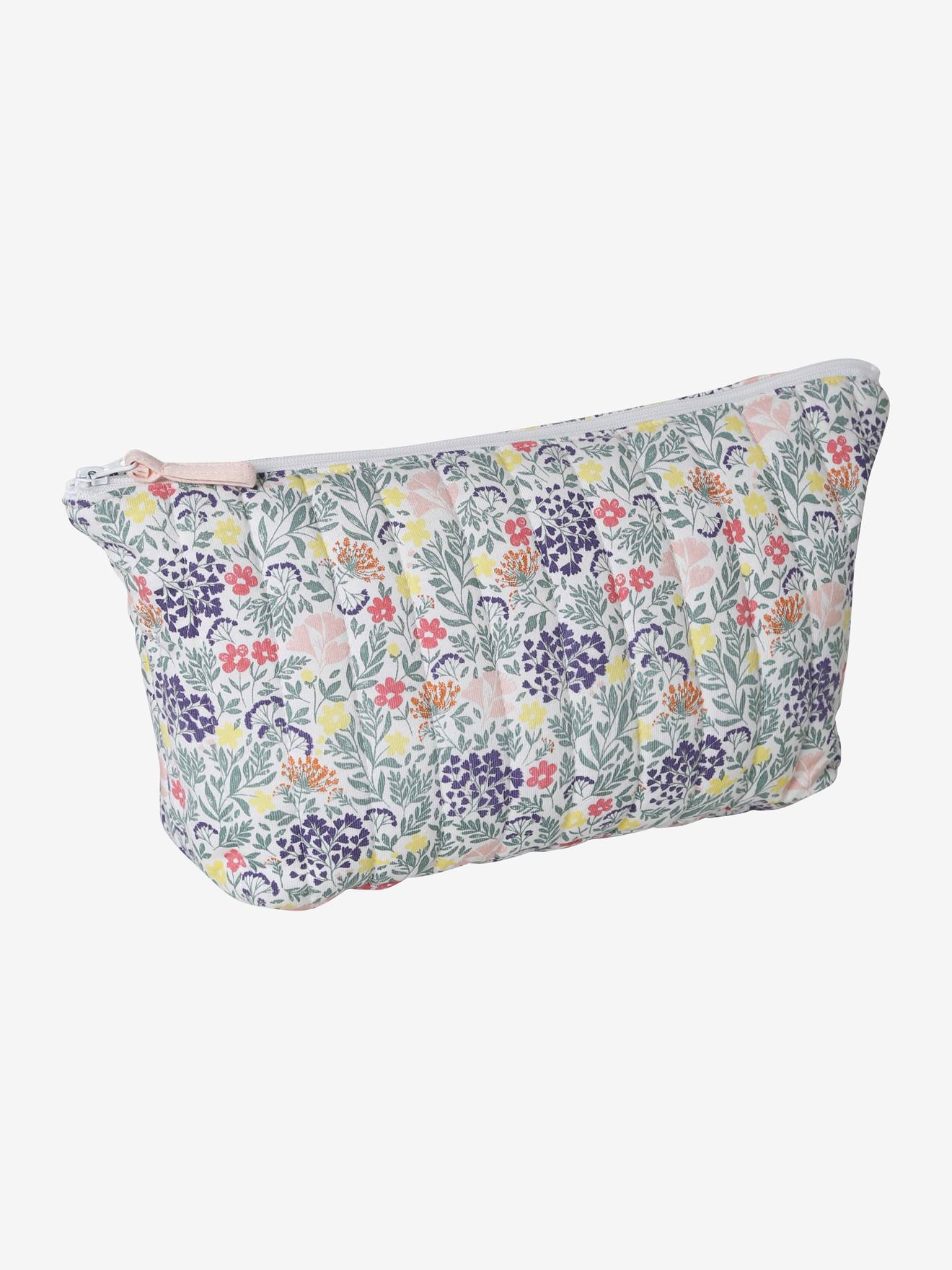 Trousse de toilette enfant en coton écru