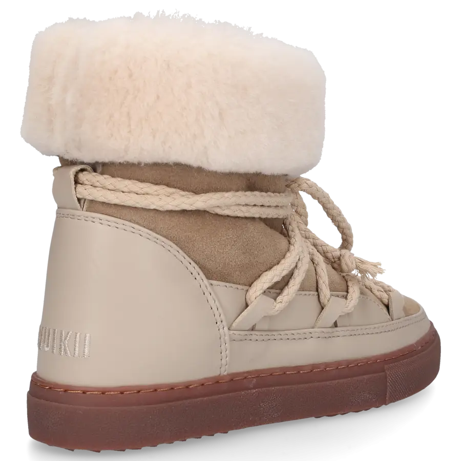 INUIKII - Snowboots CLASSIC HIGH Veloursleder - beige