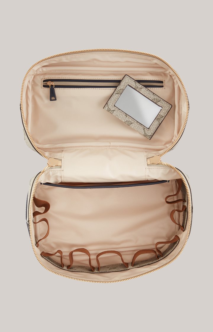 Beauty-Case Mazzolino Edition Flora in Beige/Blau