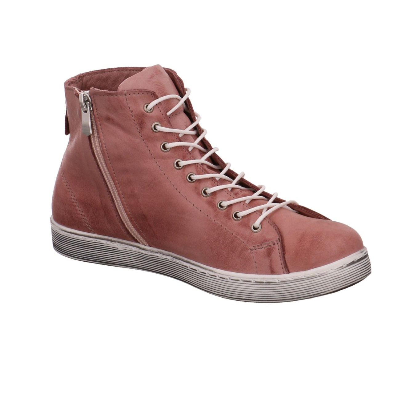 ESGANO Schnür-Stiefeletten rose