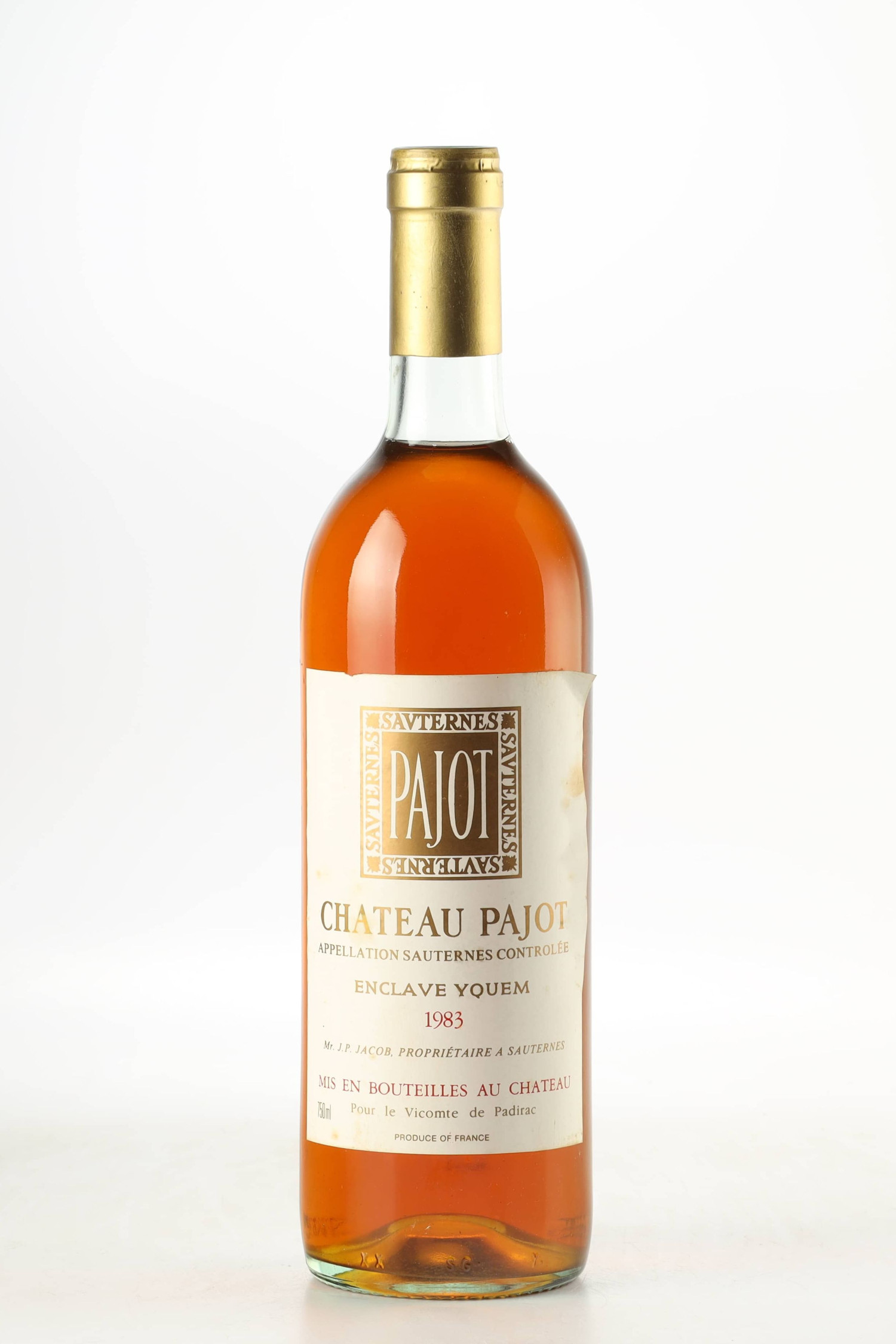 Château Pajot Enclave Yquem 1983, Sauternes