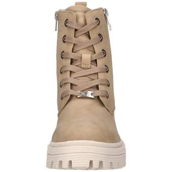 Tom Tailor Schnürstiefelette in beige