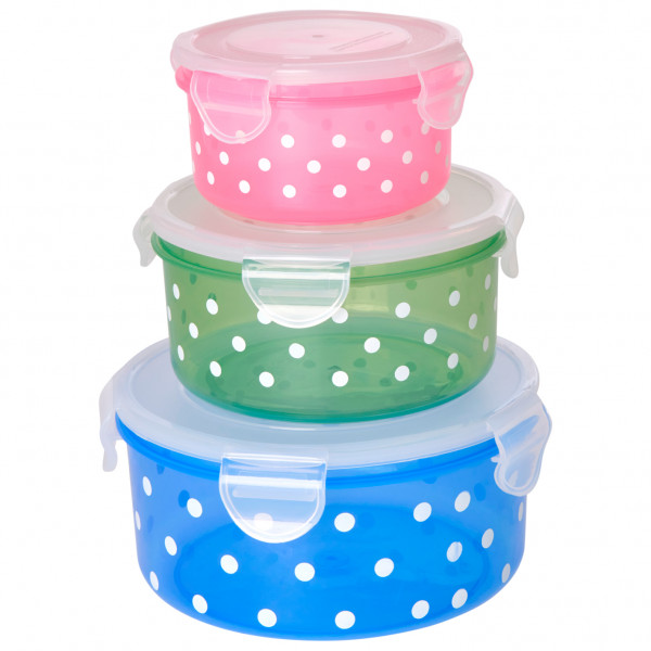 Rice - Plastic Round Food Boxes - Essensaufbewahrung