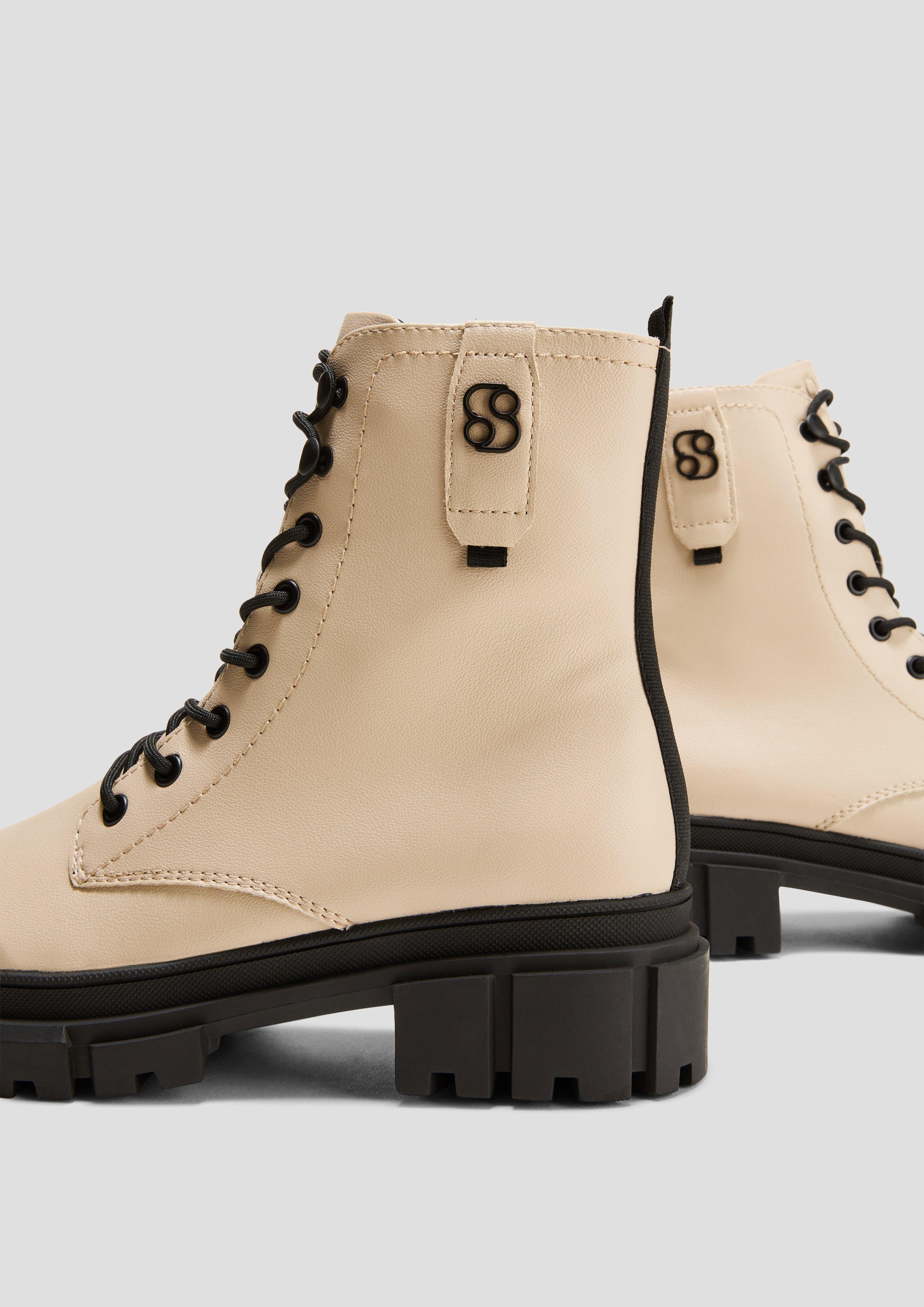 Stiefeletten mit Schnürung und Reißverschluss  6008300-400