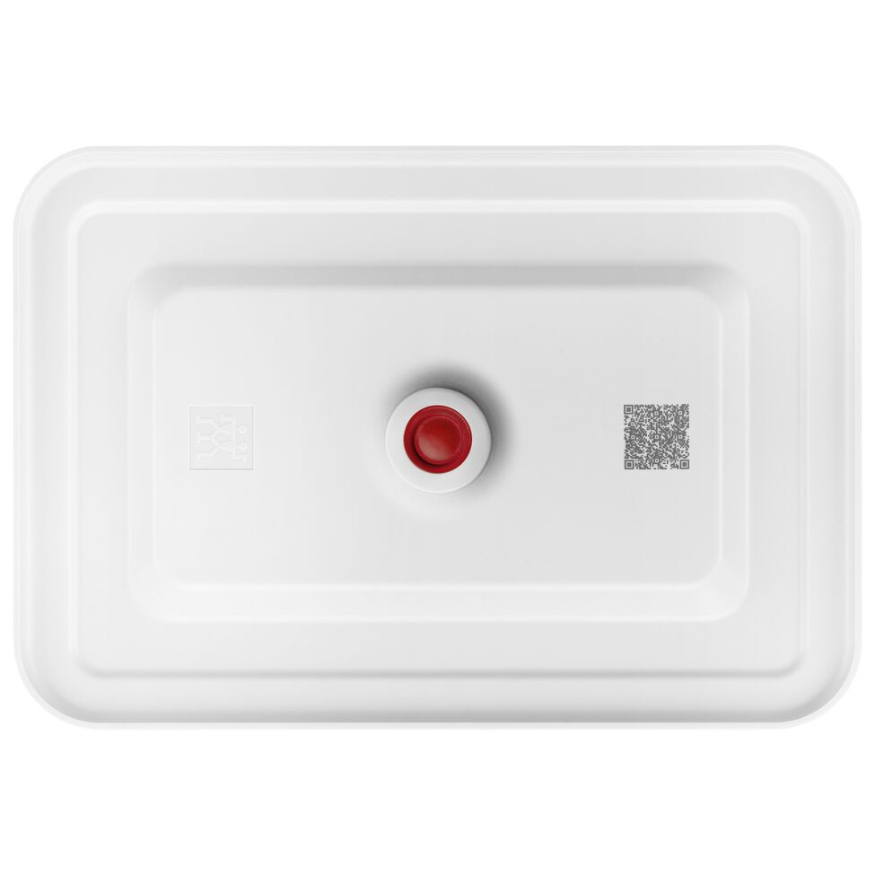 Vakuum Auflaufform, Glas, Rot