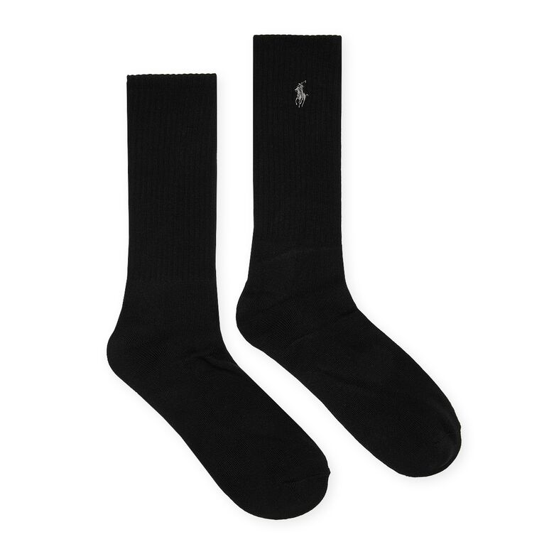 Polo Ralph Lauren Crew Socks (6 Pack) Black