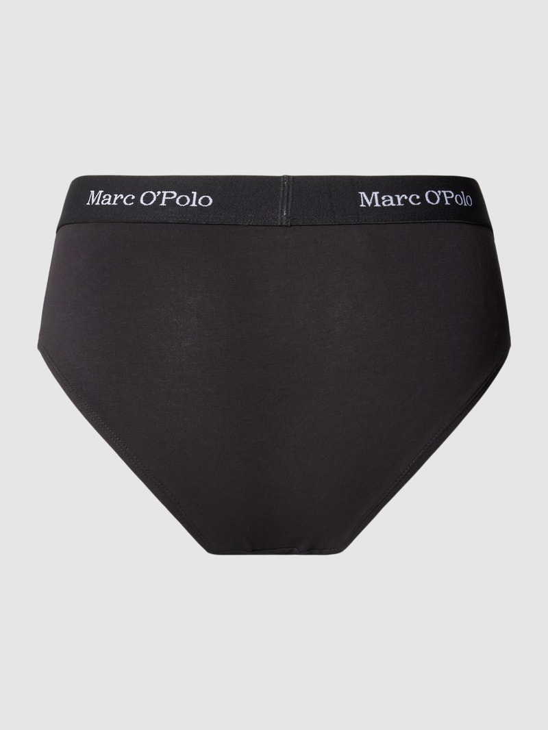Slip mit elastischem Logo-Bund im 3er-Pack Modell 'ESSENTIALS' in schwarz