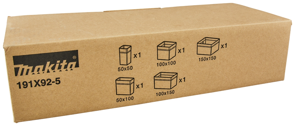 Conjunto de bandejas de encaixe Makita Accessories 191X92-5 para organizador Mbox.