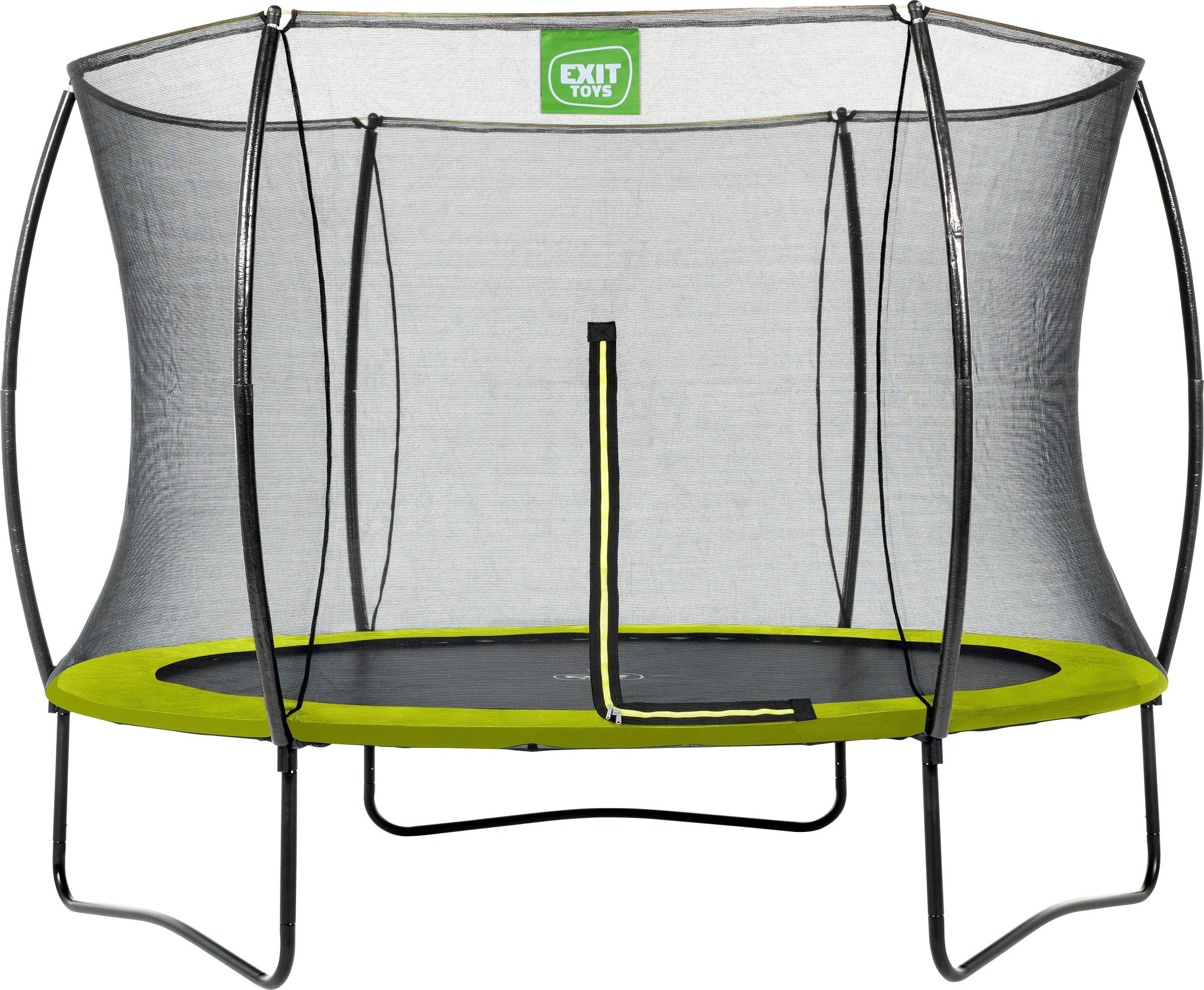 EXIT Gartentrampolin Silhouette, Ø 244 cm, mit Sicherheitsnetz