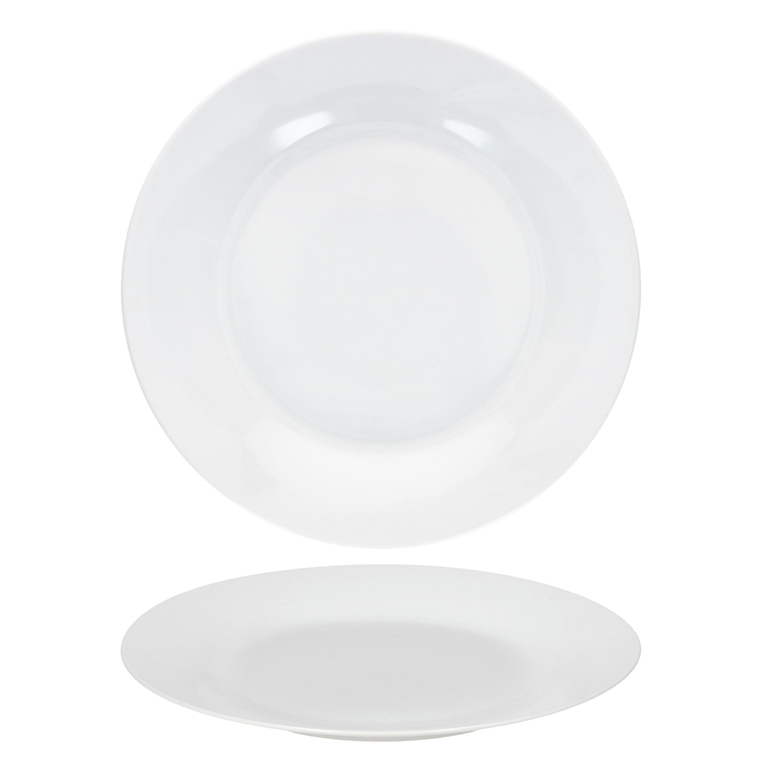 MamboCat Frühstücksteller 6er Set Tommy Kuchenteller weiß Porzellan 6 Personen Dessertteller