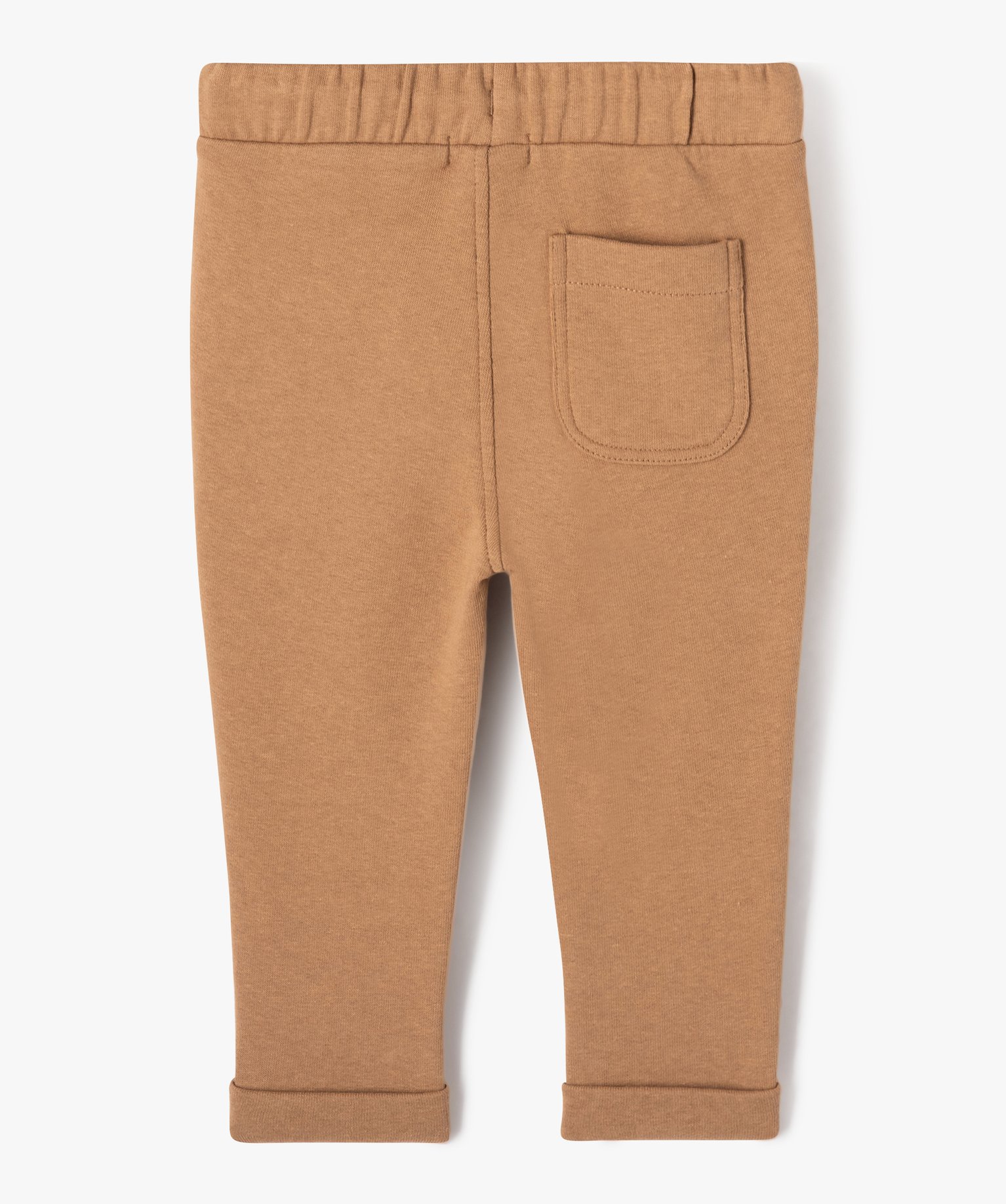Pantalon en maille souple et confortable bébé Garçon marron | GEMO