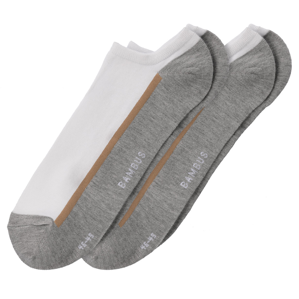 2 Paar Herren Sneaker-Socken mehrfarbig