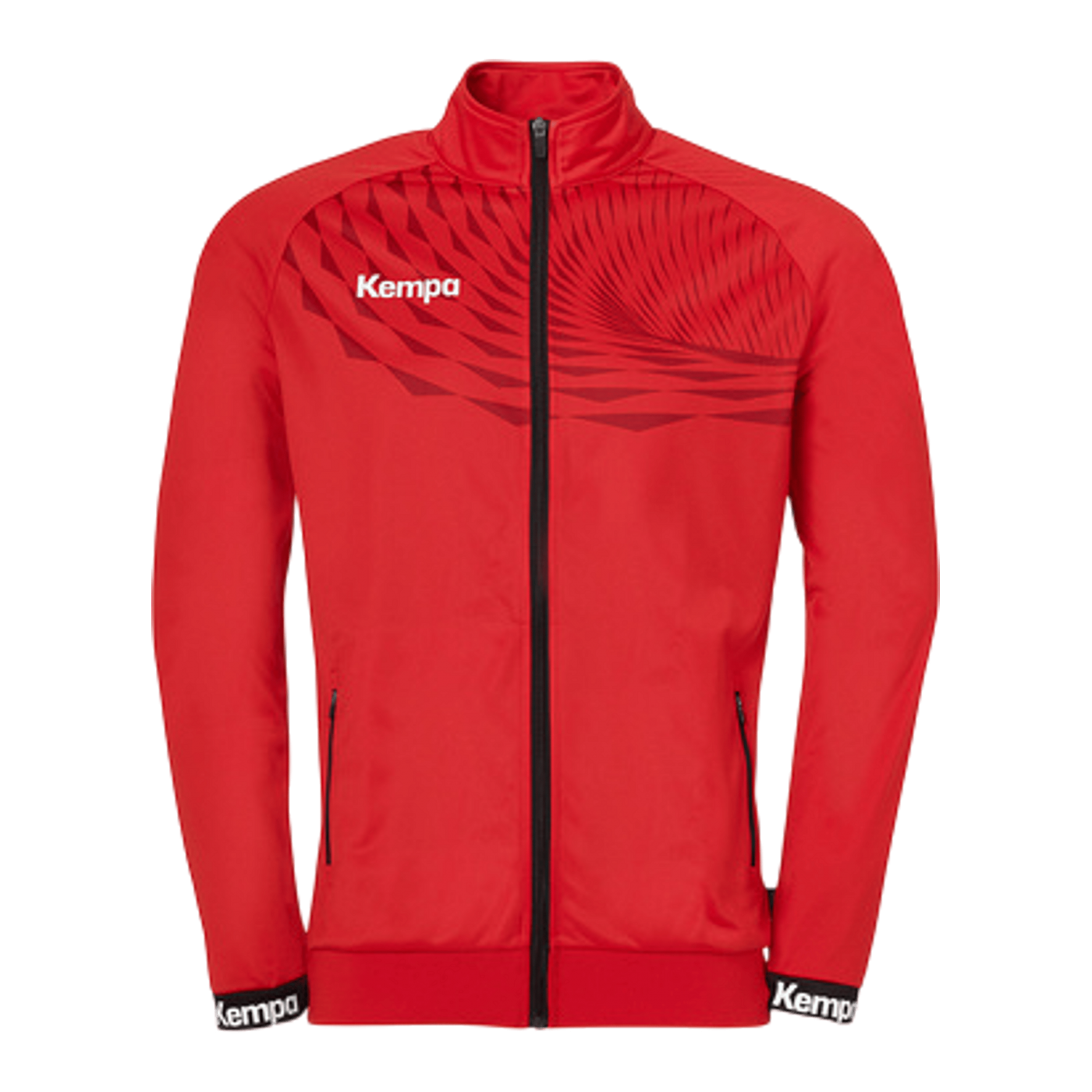 Kempa Wave 26 Poly Kids Trainingsjacke Rot F04