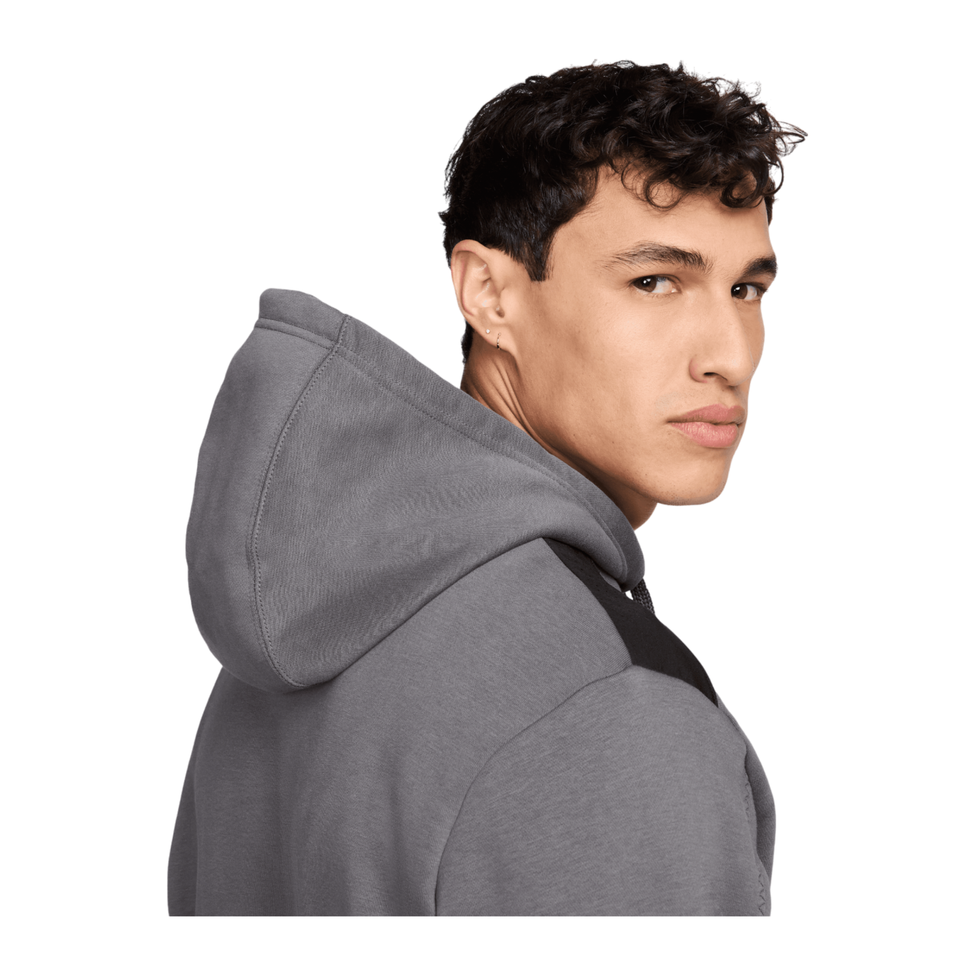 Nike Fleece Hoody Grau F068