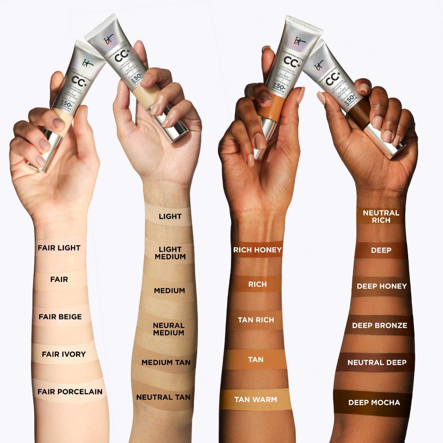 IT Cosmetics CC Cream High Coverage Correcting Cream SPF 50+
