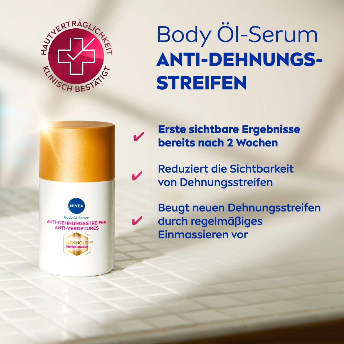 Körperöl Luminous Anti-Dehnungsstreifen, 100 ml