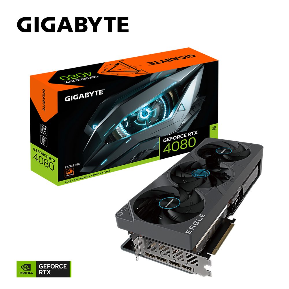 Gigabyte GeForce RTX™ 4080 16GB EAGLE Grafikkarte (16 GB, GDDR6X)