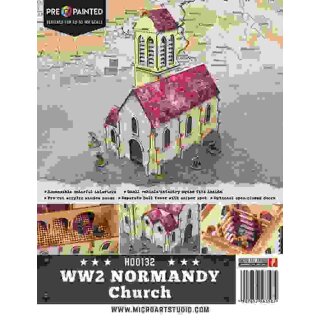 WW2 Normandy Church  (PREPAINTED)