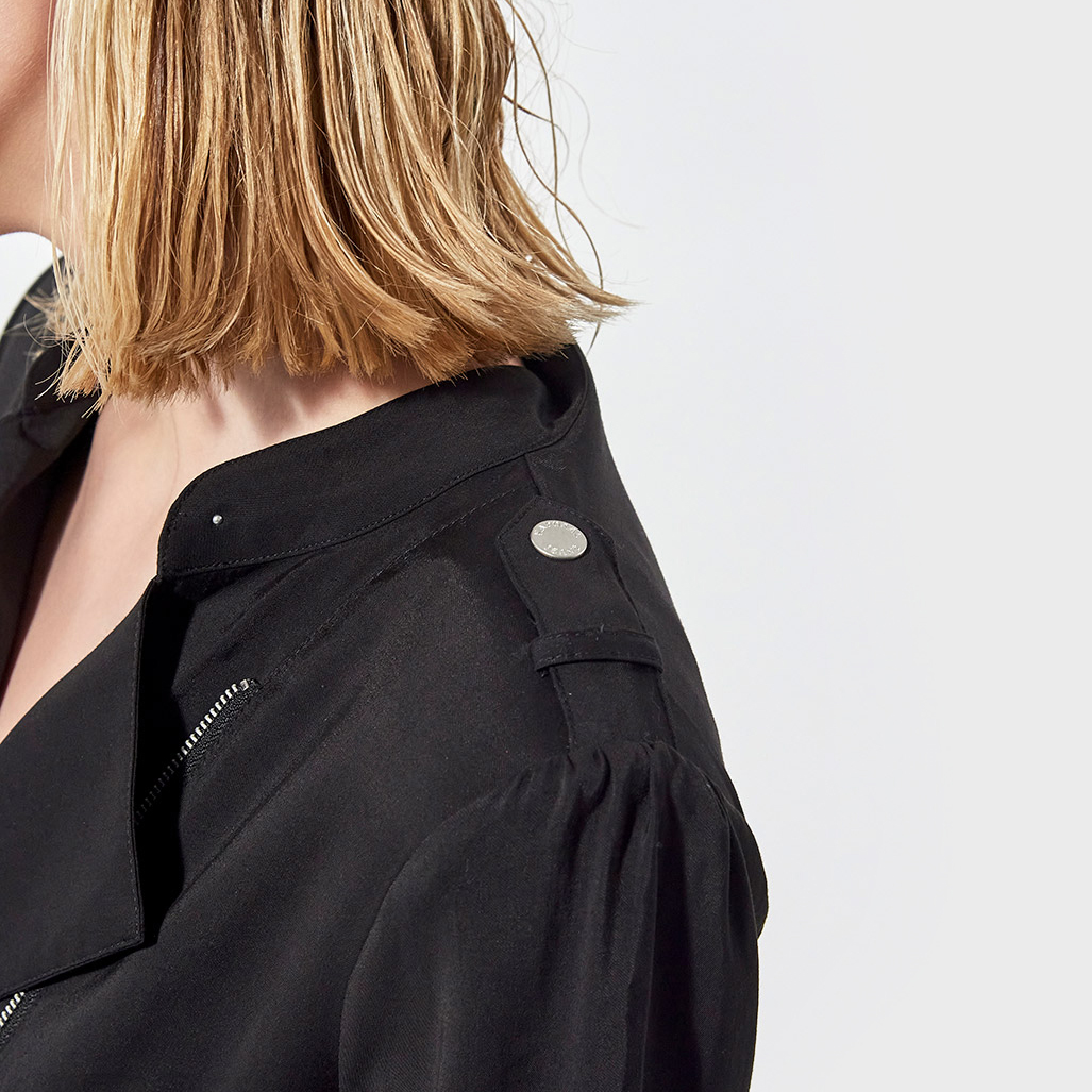 TOUTI  Robe régular noir Femme
