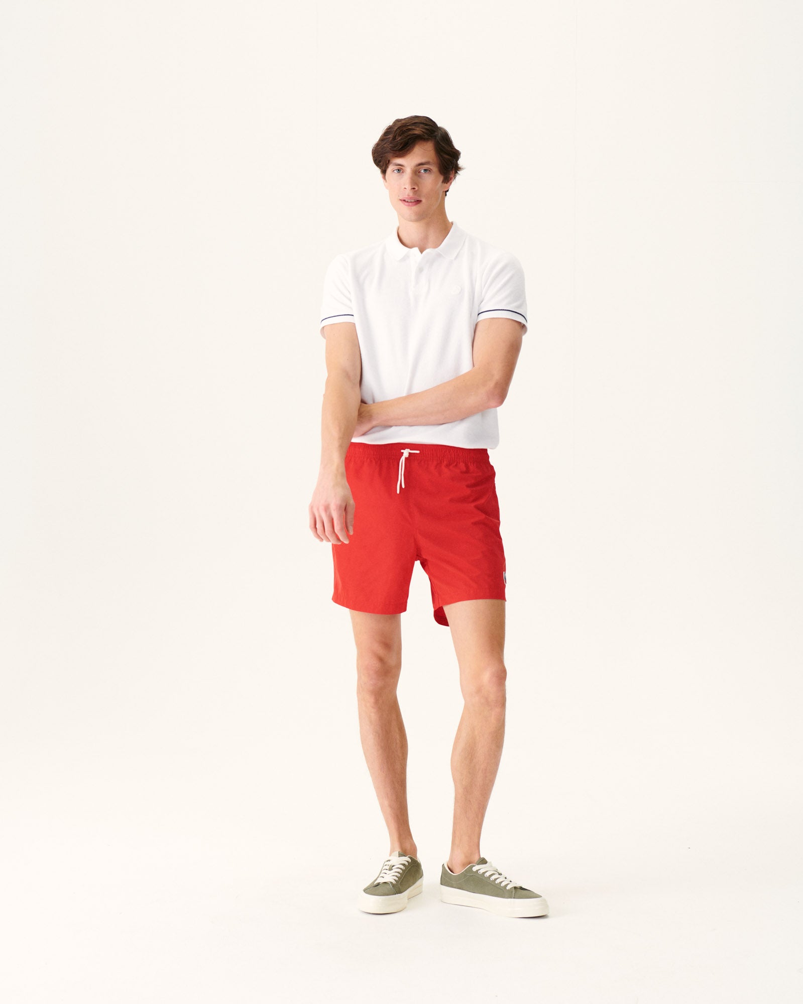 Short de bain Rouge vif Biarritz
