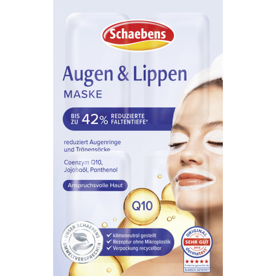 Schaebens Augen & Lippen Maske 4x 1,5ML