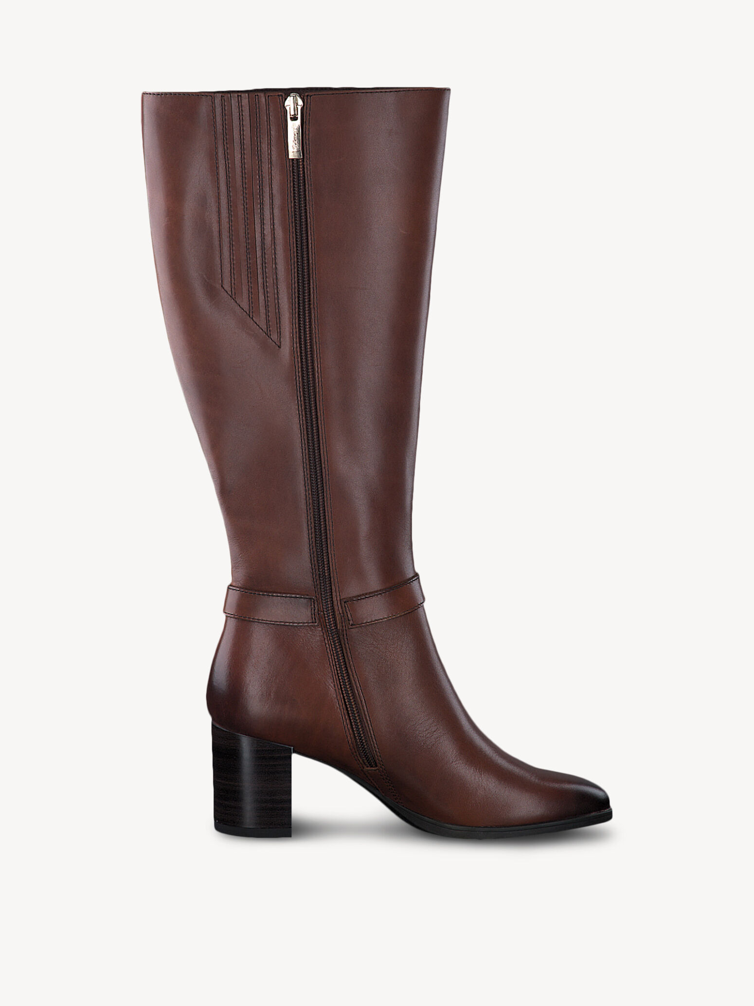 Bottine en cuir - marron