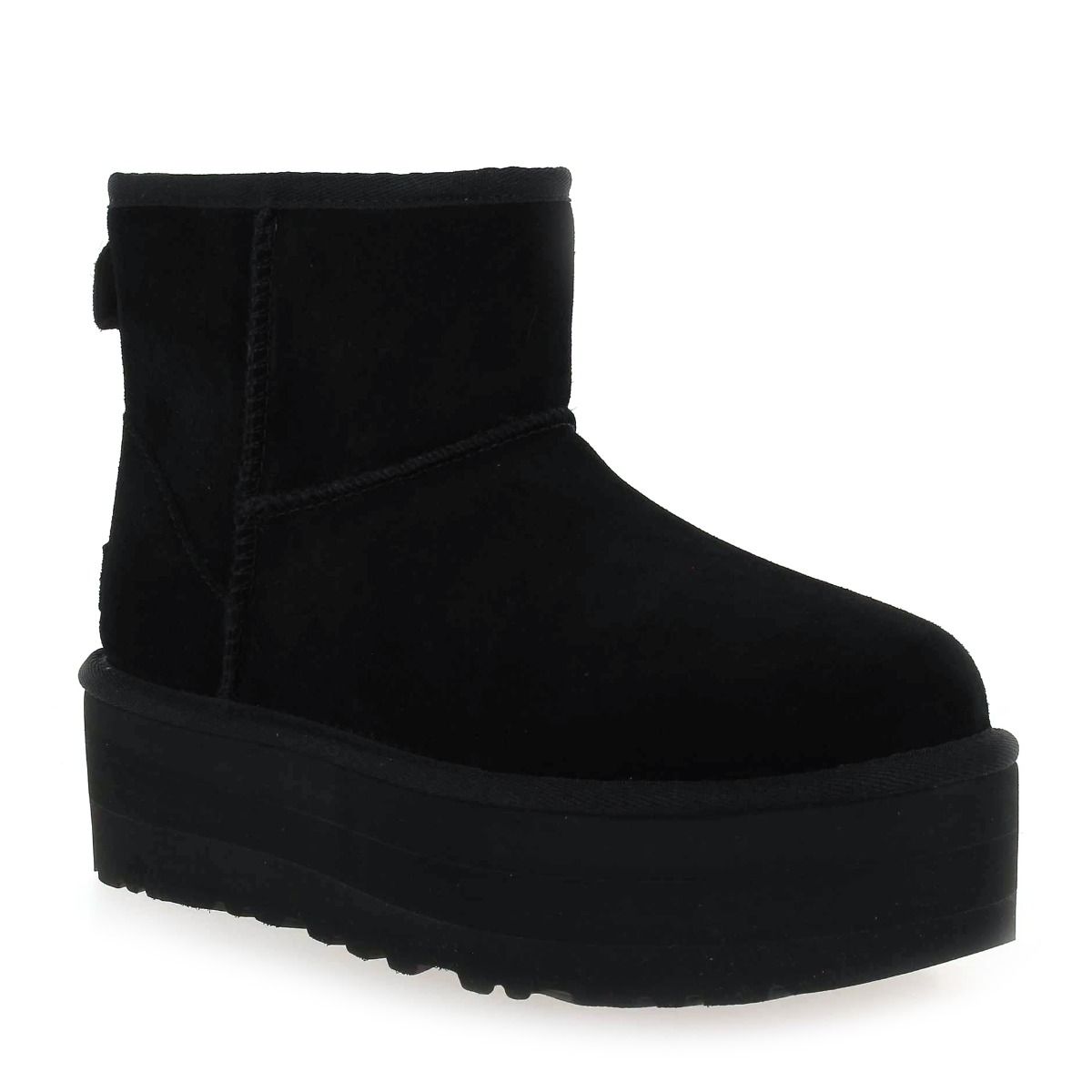 UGG  W CLASSIC MINI PLATFORM - Noir