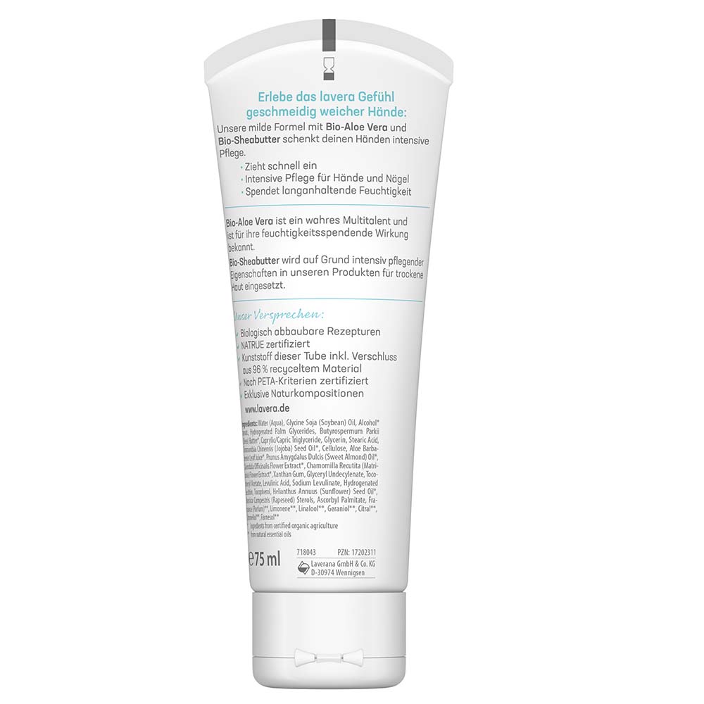 Lavera Basis Sensitiv Intensive Pflege Handcreme 75 ml
