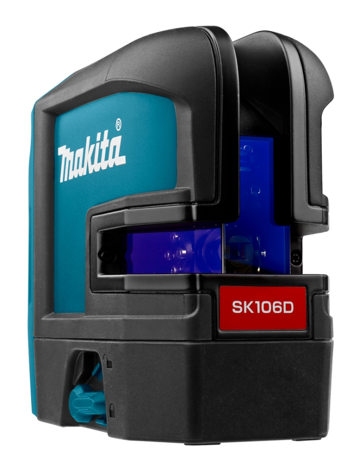 Laser cu autonivelare Makita SK106DZ, punct/cruce, roșu, fără baterii și încărcător