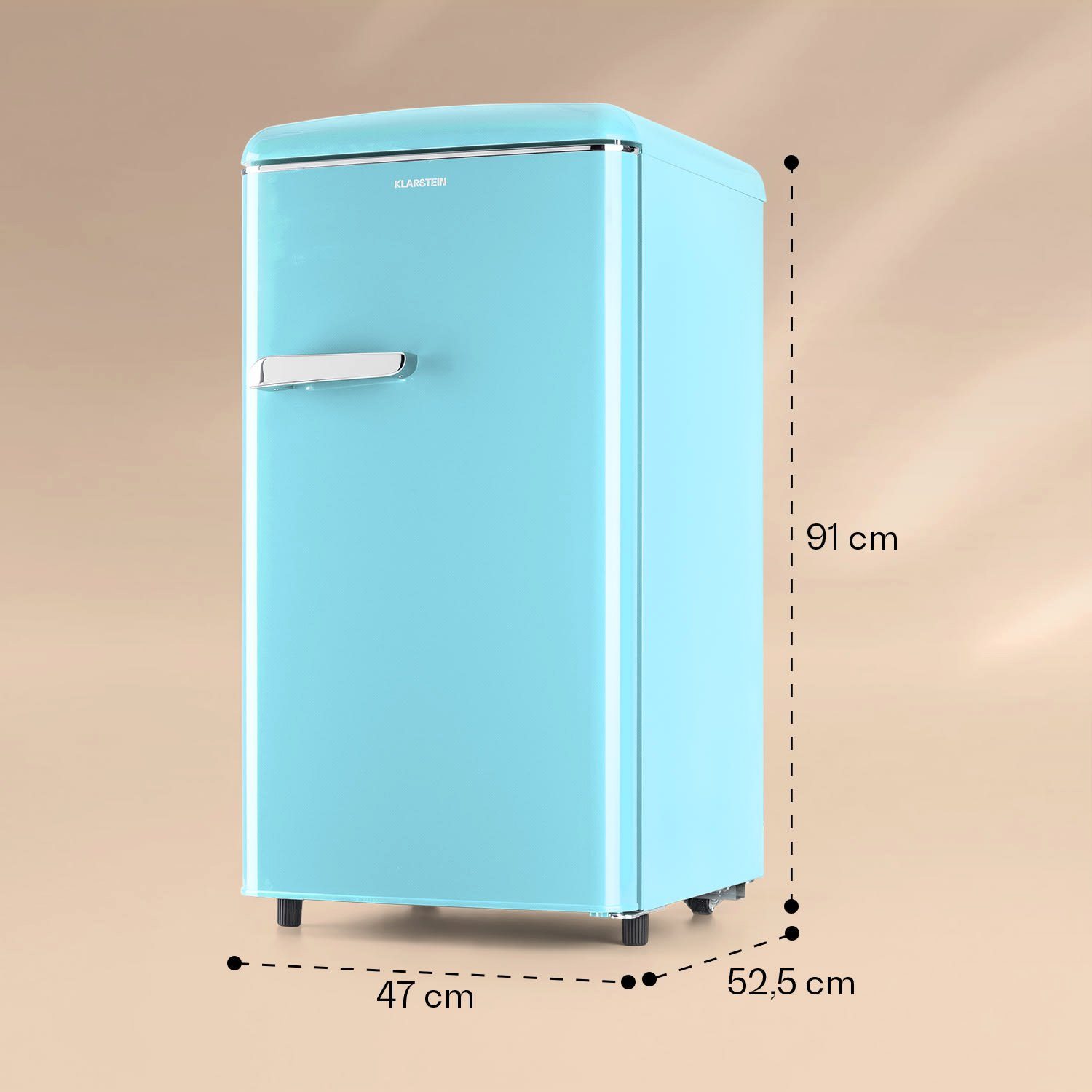 Klarstein Gefrierschrank HEA20-Laika65-Blu 10036172, 91 cm hoch, 47 cm breit
