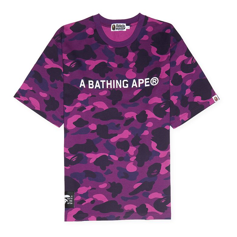 A Bathing Ape Color Camo A Bathing Ape Relaxed Fit Tee purple
