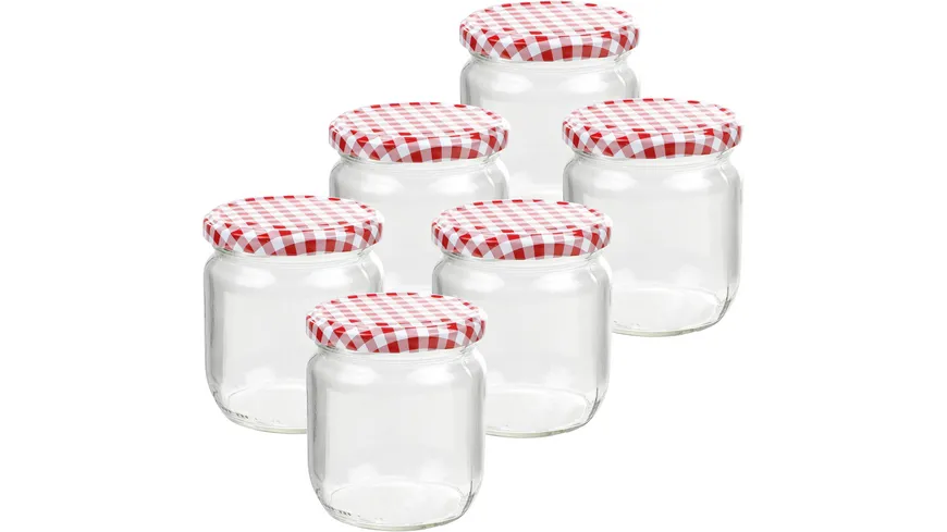 Einmachgläser Set 6-tlg. 0,425l