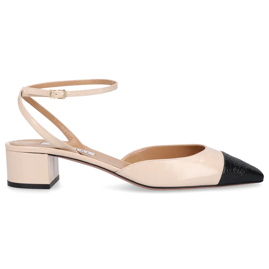 Aquazzura - Slingpumps FRENCH FLIRT 35 Nappaleder - beige