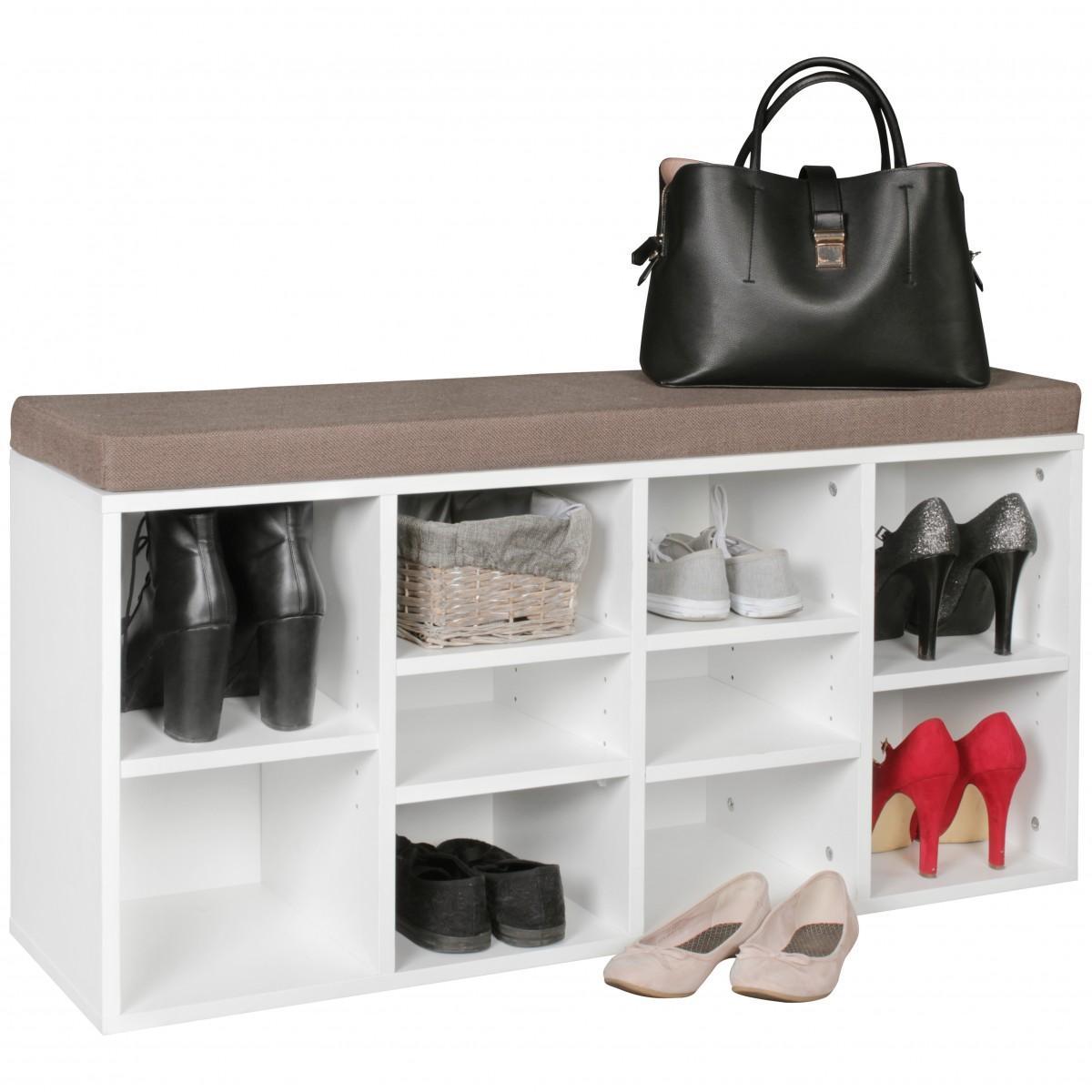 Wohnling Schuhbank LAURA weiß