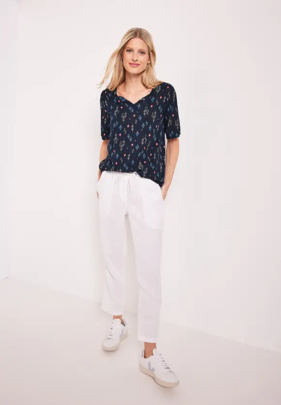 CECIL Bluse mit Minimalprint