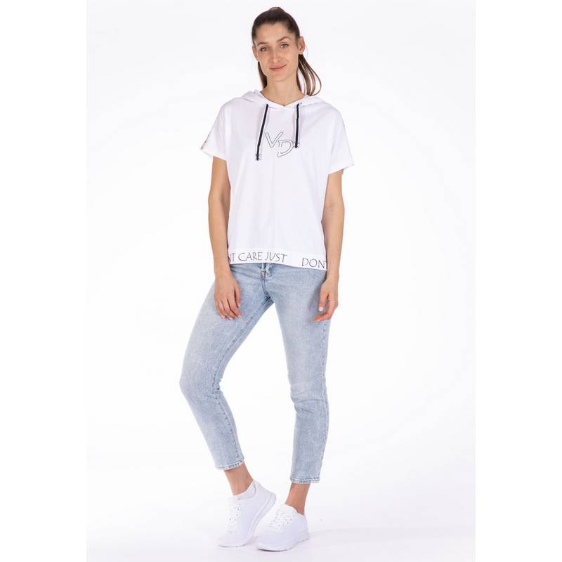 Viertelmond KAPUZENSHIRT Bonny - T-Shirt T-Shirt Damen