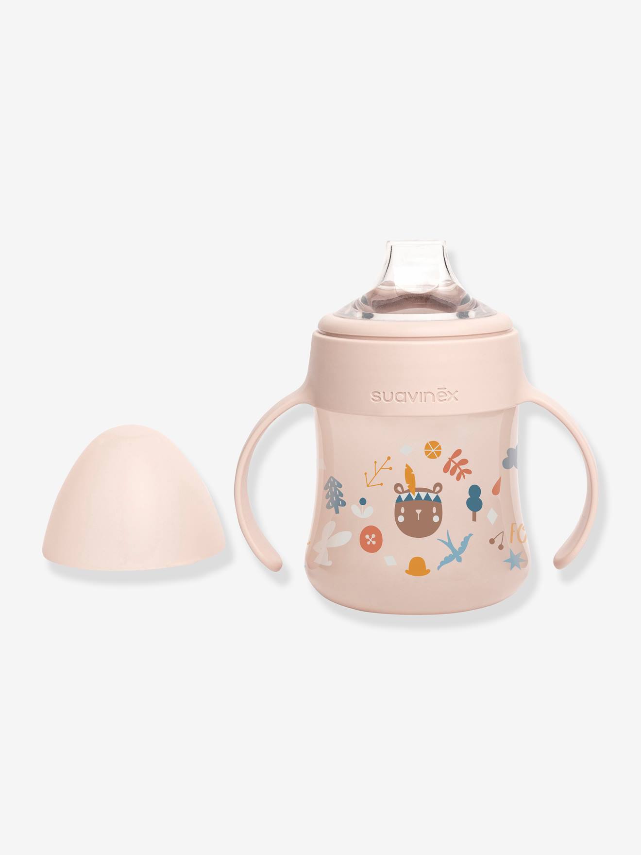 Tasse à anses First Booo 150 ml SUAVINEX foret rose