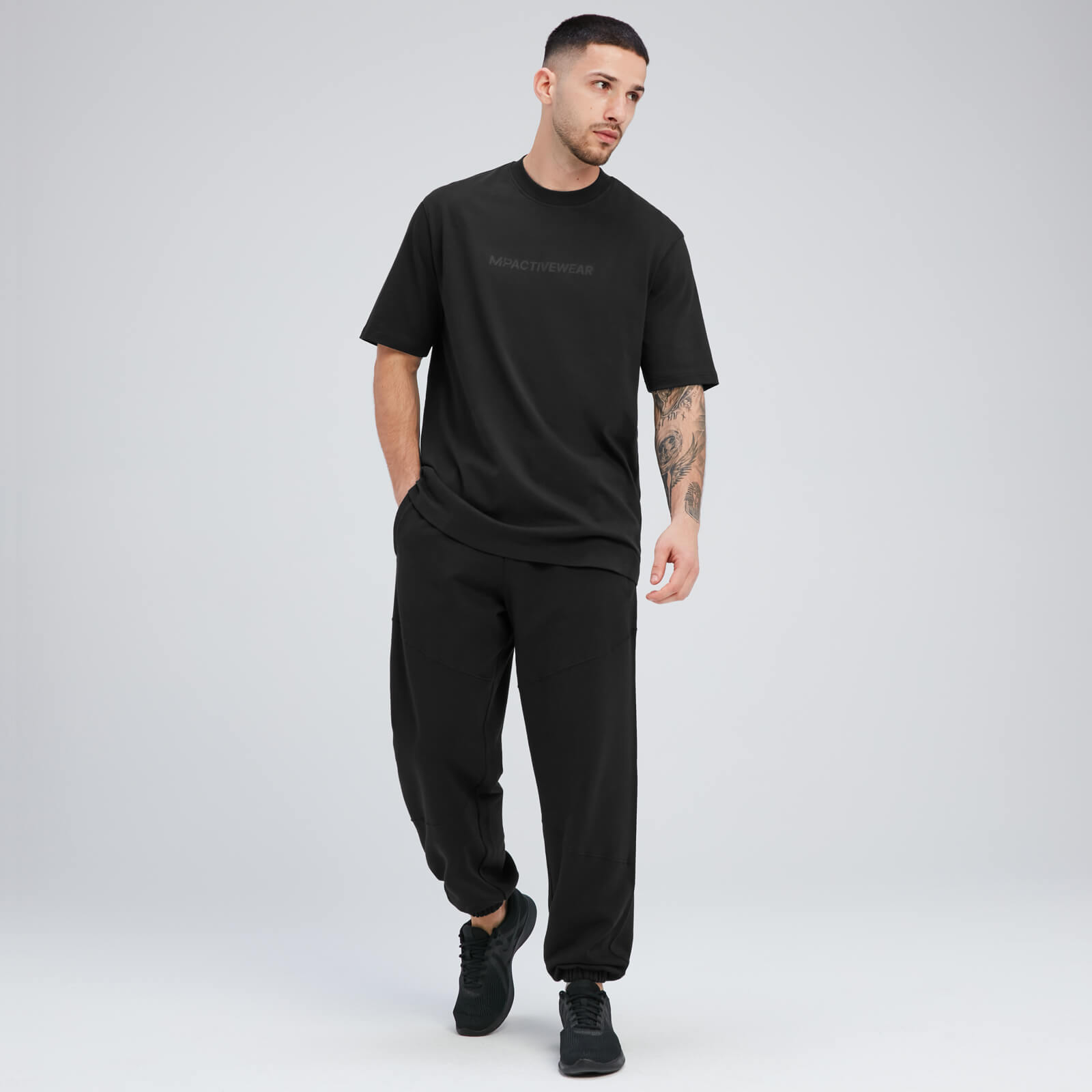 T-shirt oversize MP Rest Day pour hommes – Noir