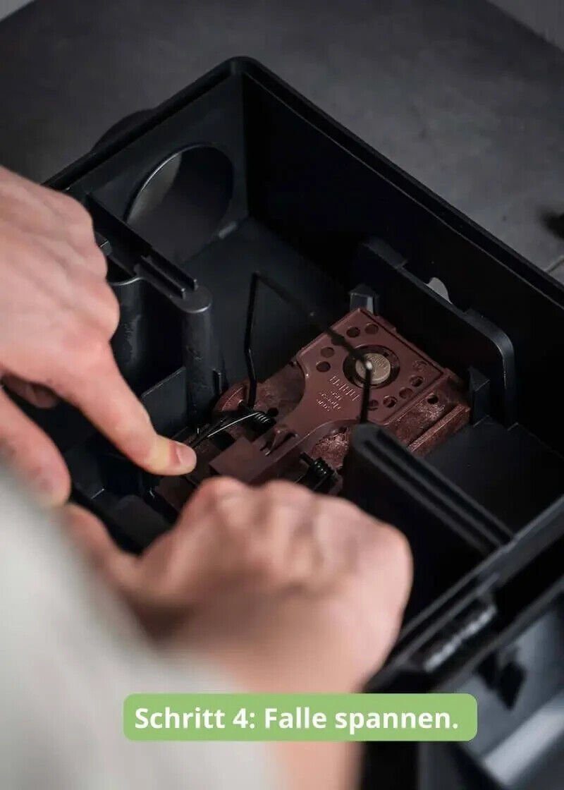 Vanguard Schlagfalle Rattenfalle VANGUARD, Sicher für Haustier & Kinder, inkl. Gratis Köder