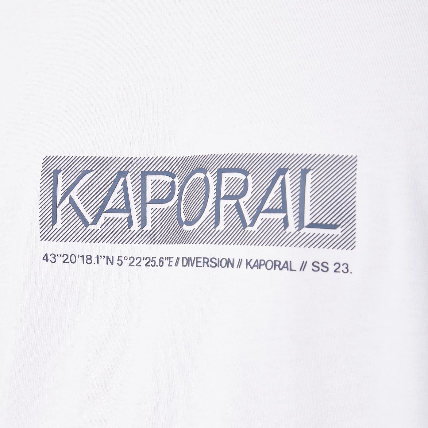 CYRIL  T-shirt blanc Homme en 100% coton