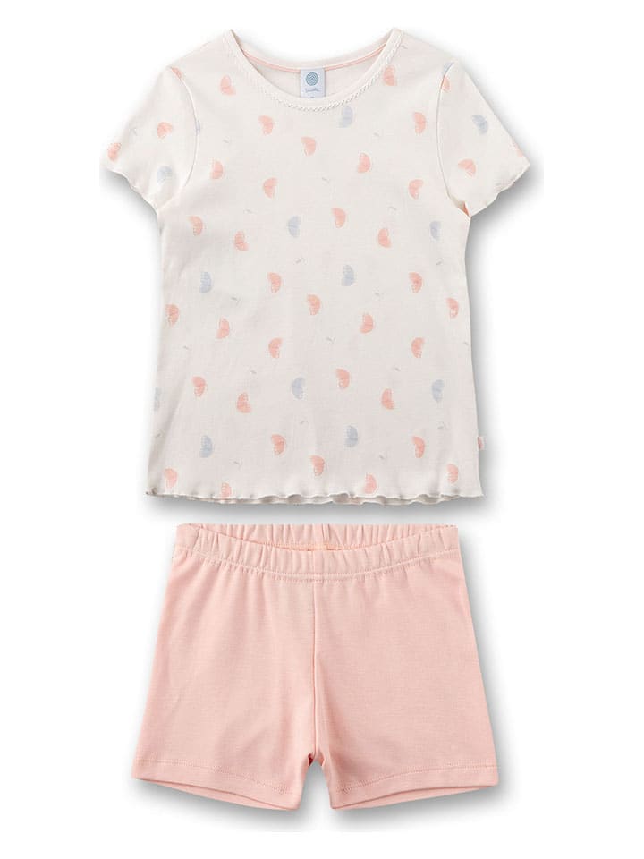 Sanetta Pyjama in Creme/ Apricot günstig kaufen
