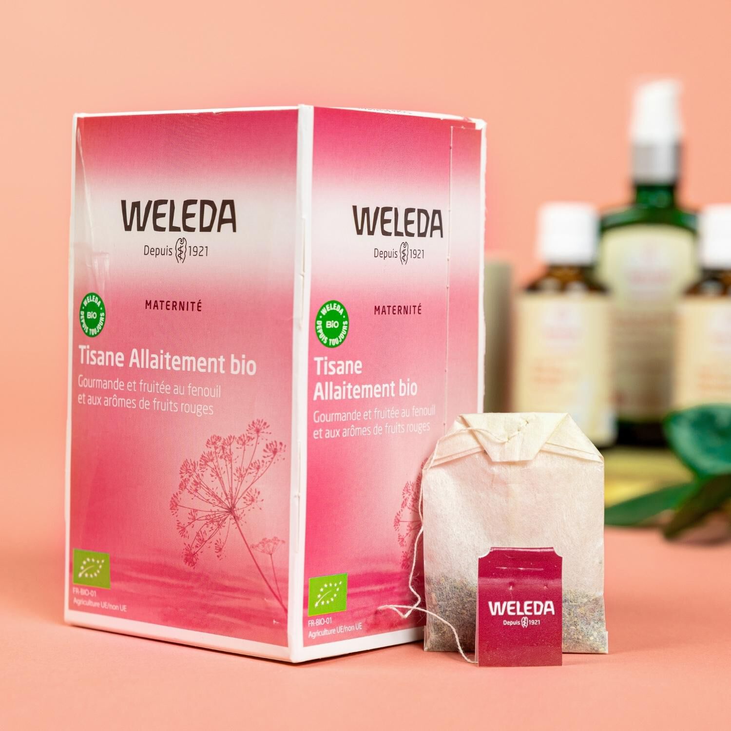 Weleda Maternité Tisane Allaitement Bio Fruits Rouges - Favorise la lactation
