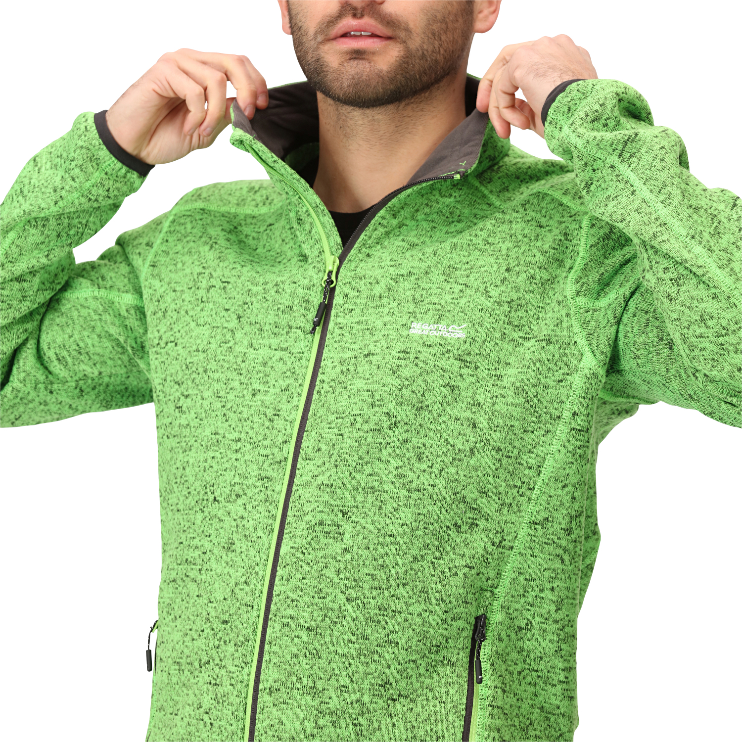 Regatta Herren Fleecejacke Newhill (hellgrün)