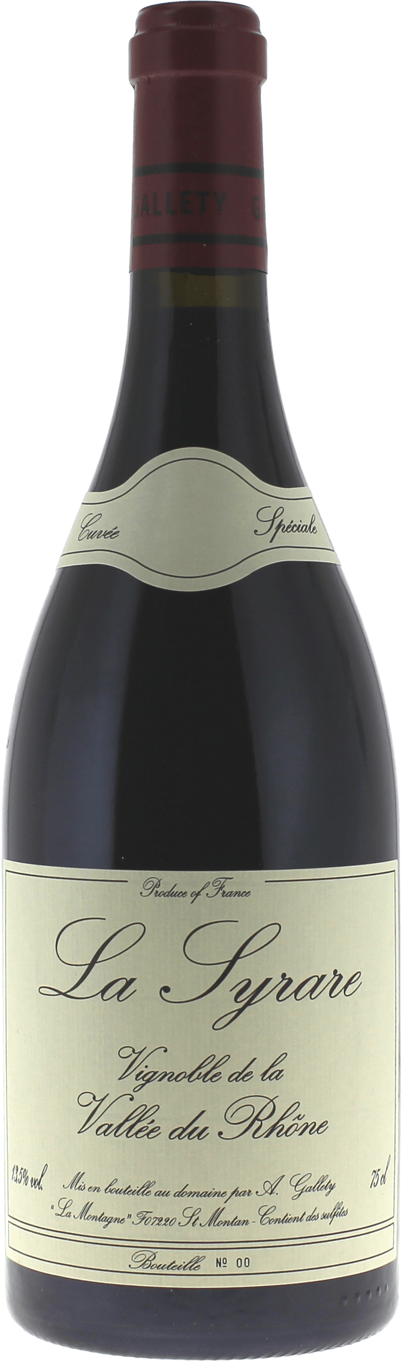 Côtes du vivarais domaine gallety syrare 2020