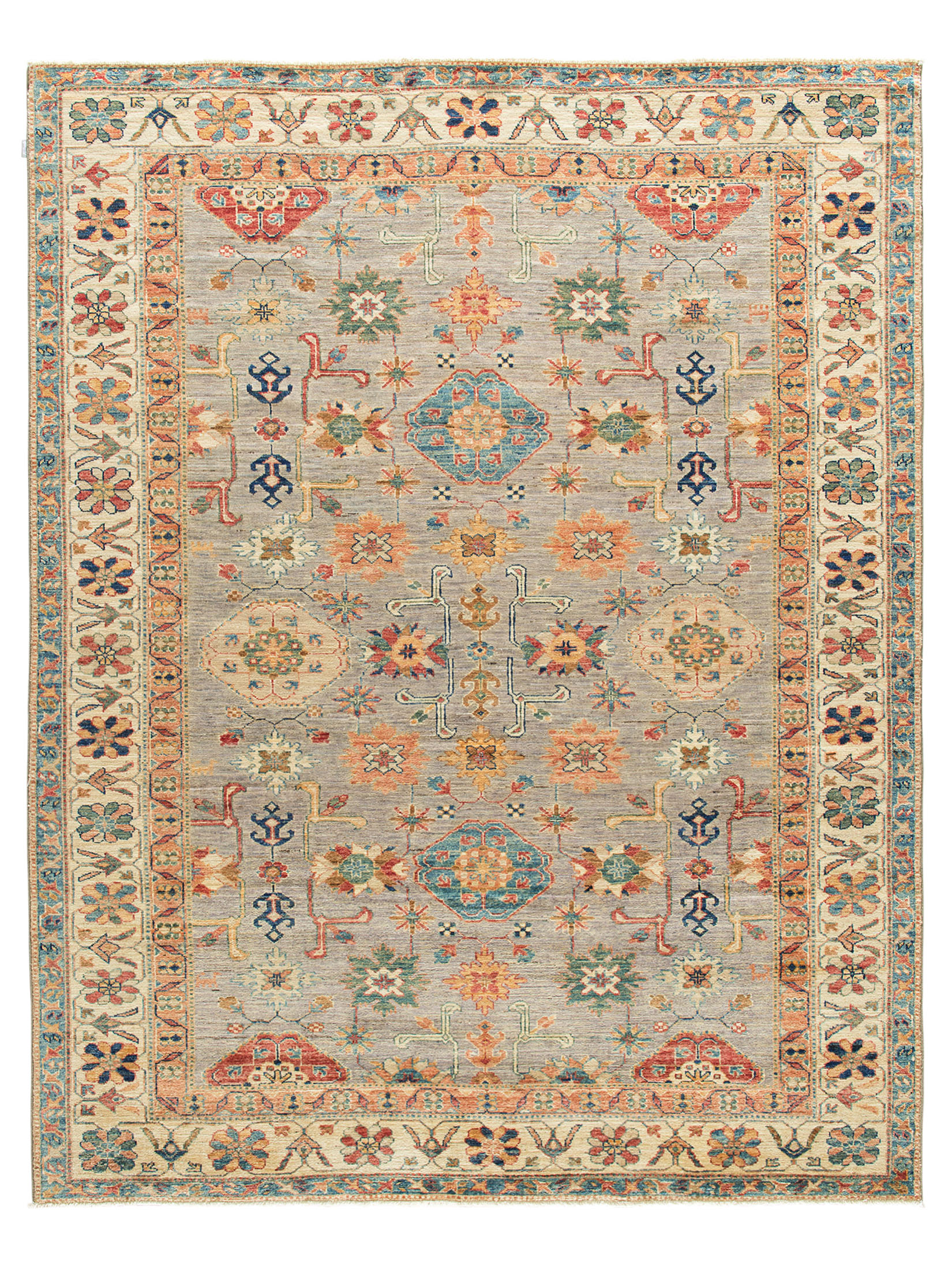 Kazak Ghazni ca. 204 x 260 cm, Unikat / Einzelstück